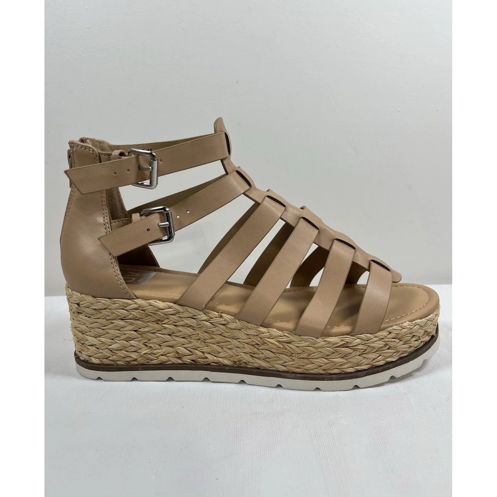 DV Dolce Vita Womens 11M Breva Camel Sandals‎ Platform Fisherman Strappy Summer